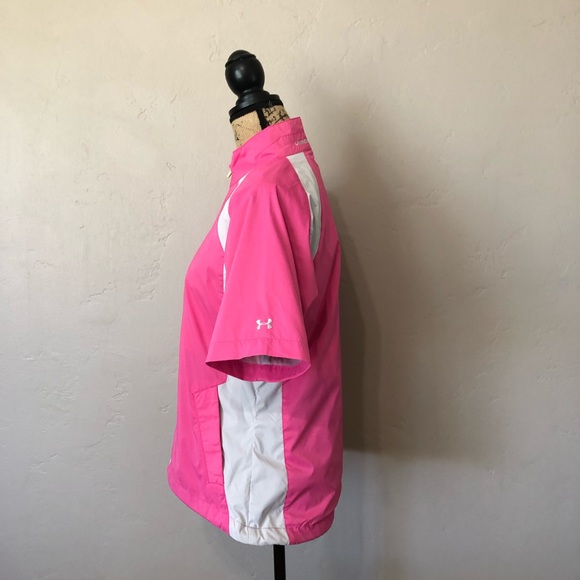 Under Armour Performance Golf Wear Pink Jacket - Picture 2 of 8